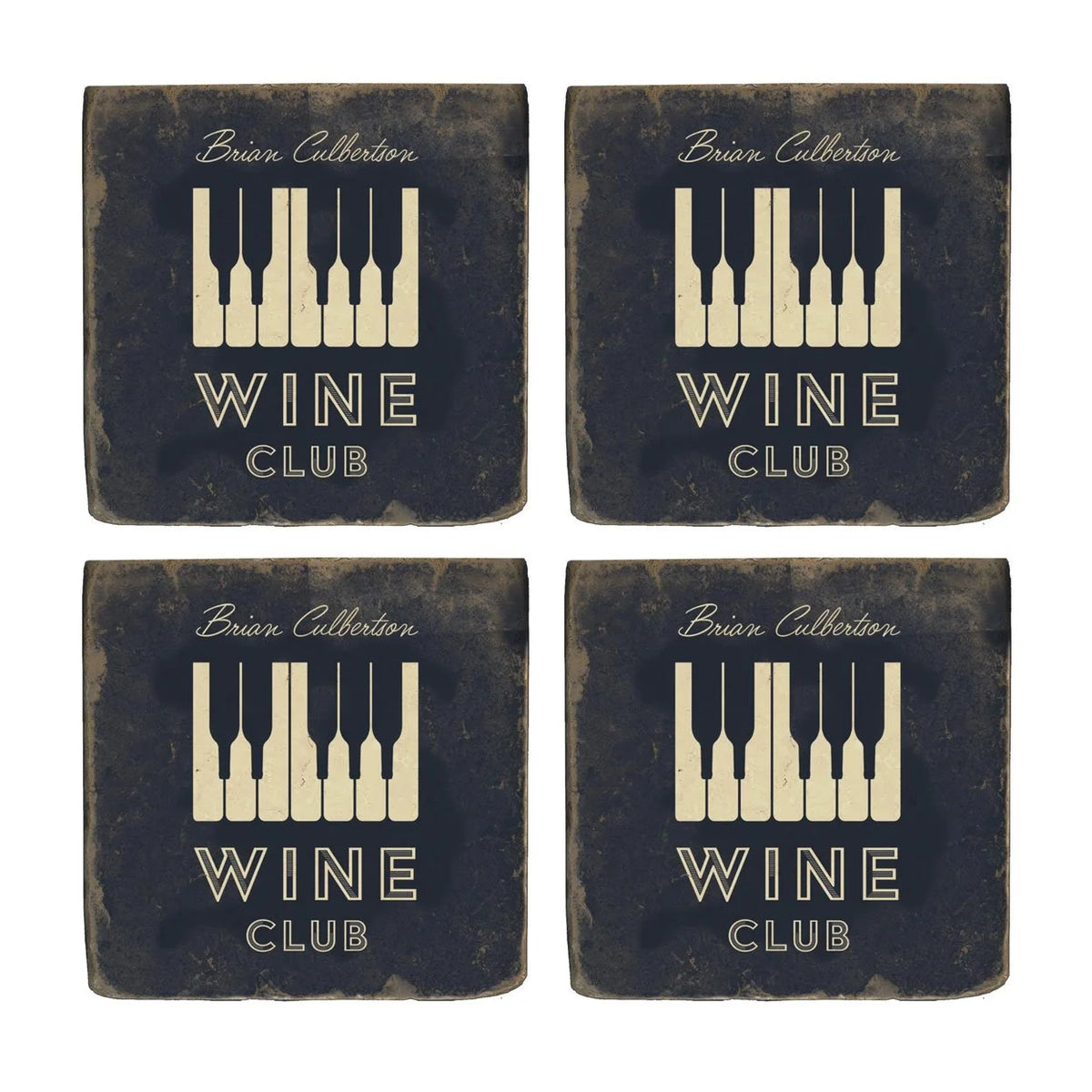 Brian Culbertson Wine Club Marble Coaster